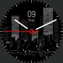 Pixel City Red