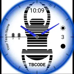 Travel bug Watch Face - white