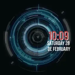 Animated blue HUB