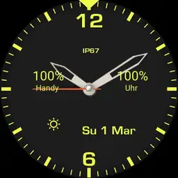 analogue ticwatch s yellow Copy