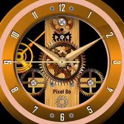 Wooden clock
