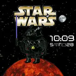 Dark Vader multi color sword by Face Pop Watchface Wear