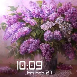 purple flowers