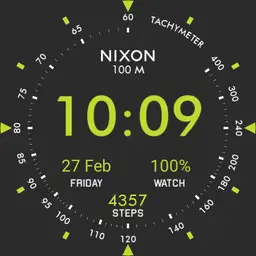 NIXON - Dark Mission Digital Lime Mod