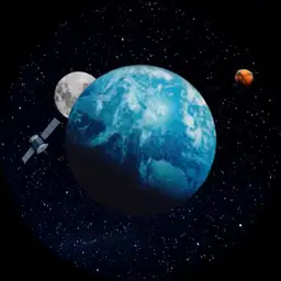 Brute ASTRO Astronomy Moving Space Planets Elements Watch