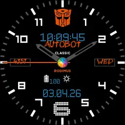 Transformers Orange Galaxy Watch 8 Classic