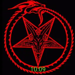 animated baphomet pentagram