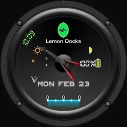 Rock Guitar Speaker Lemon Docks Watch4