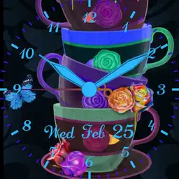colorful tea party