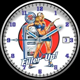 Filler Up Pin-Up Watch