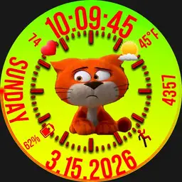 azrael circular digital & classic watch 8