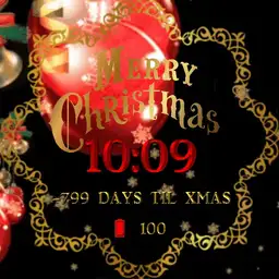Red & Gold Christmas Ornaments