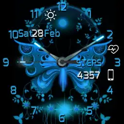 brit blue butterfly
