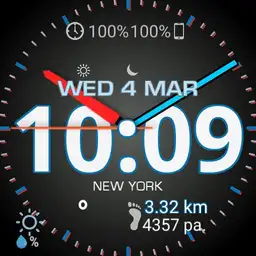 Digital Watch - resized for Carlyle gen5