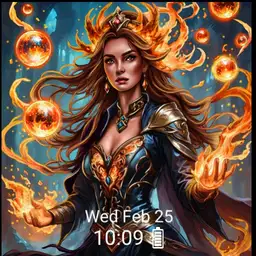 Fiery maiden