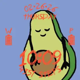 Ludapat avocado watchface