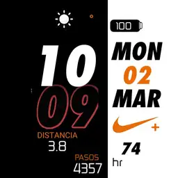 Nike+ Orange