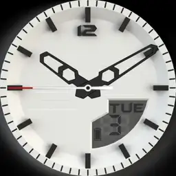 simple white black