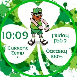 Leprechaun Doing Modern Jig