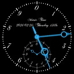 Double Twice Decimal Time Watch