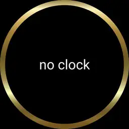 no clock