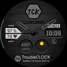 TroubleClock Grey Luxuria