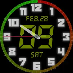Hour Hands & Minutes Digital