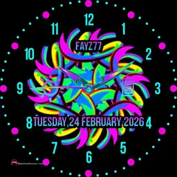 Neon psychedelic motion.