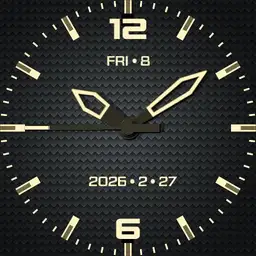 simple, Analogue, Gold , Battery, weather, steps copy