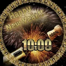 New Year Champagne Cork Explodes