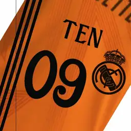 Real Madrid english 2024-2025. Orange and Black