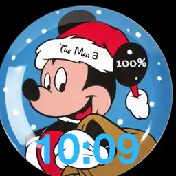 Christmas Mickey Digital 1