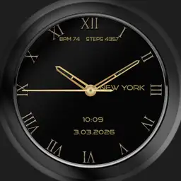 Black and gold sleek elegant