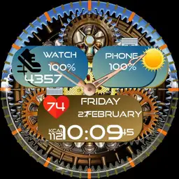 Fitness engrenagens watchface
