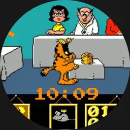 Garfield Amiga Pizza Competition with rim markers