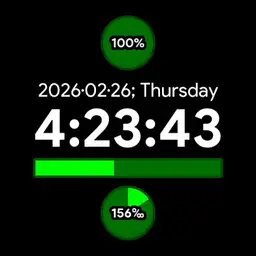 Percentage 10h Decimal Time Watch