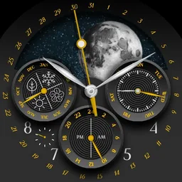 Brute BIG MOONPHASE Classic Perpetual Calendar Seasons Dark Watch
