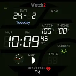 Yanger666 the watch2 face