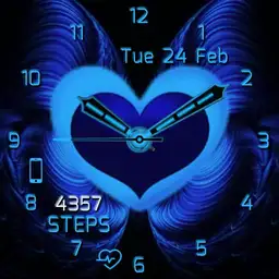 brit winged blue heart