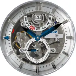 CJP371 Transparent Watch Works + 7