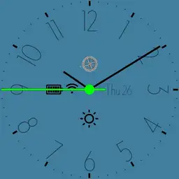 Digital 24hr clock & Animation
