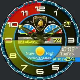 Lamborghini Aventador Analog Watch