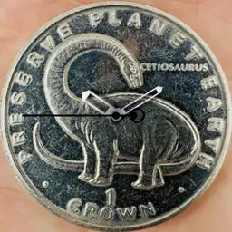 Cupronickel, Crown, Gibraltar, Cetiosaurus, 1993