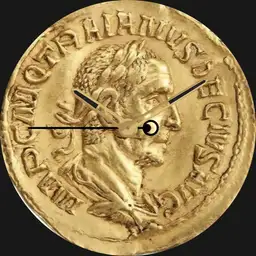 Roman Gold, Trajan Decius, Emperor 250 CE