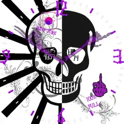 purple skull