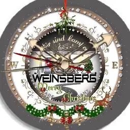 Christmas Camper Compass Dim