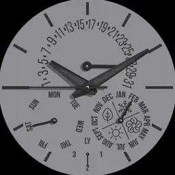 Brute Perpetual Calendar Seasons Leap Year Colours Watch