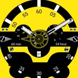 its all yellow