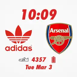 arsenal adidas white