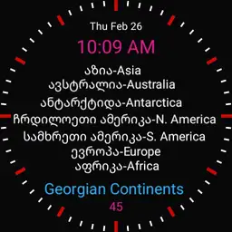 Georgian Continents